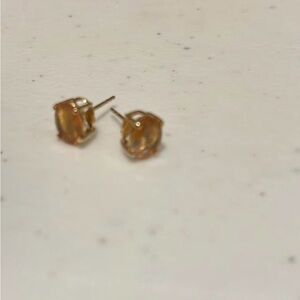 Elegant Gold Stud Earrings 14k gold